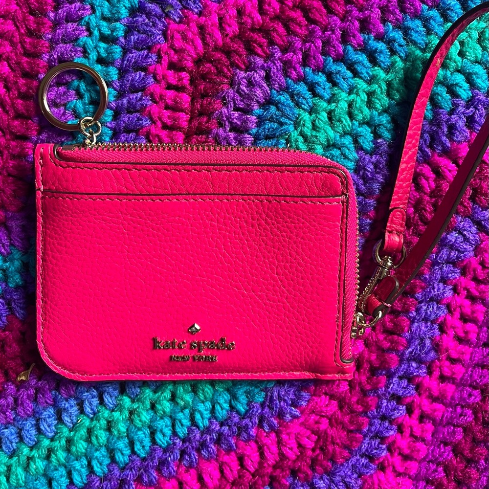 Kate Spade Pink Leather Wallet